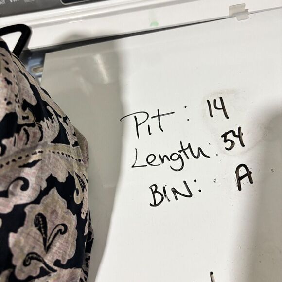 Ecote Womens Paisley Wrap Maxi Dress XS Black Stunning Cocktail Party Sleeveless - Picture 14 of 14